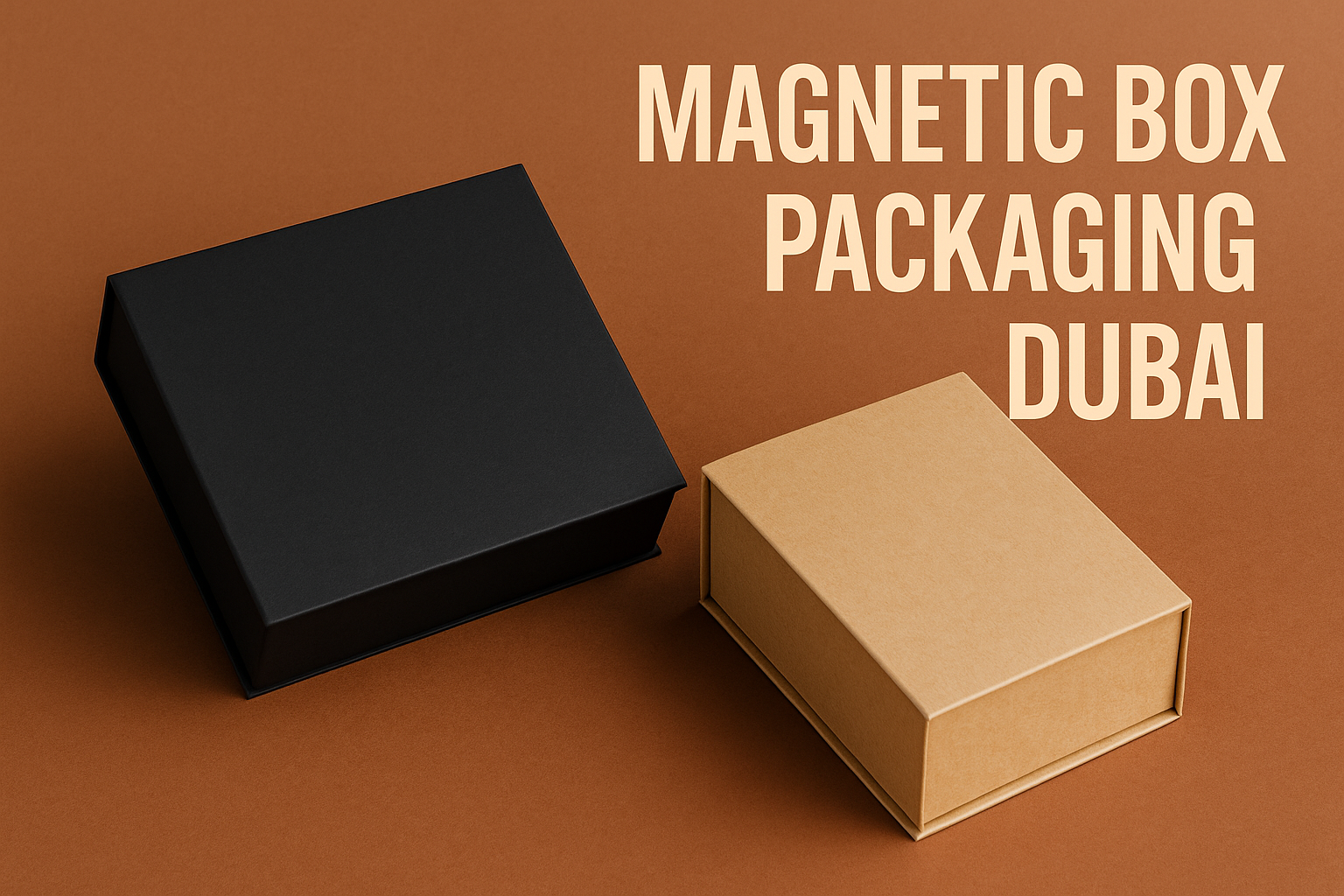 Magnetic Box Packaging Dubai – Eco-Friendly Recyclable Box UAE