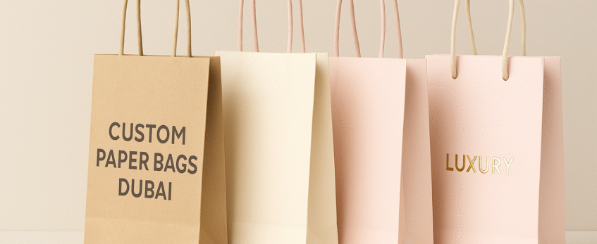 Custom Paper Bags Dubai – Luxury Laminated Paper Bag UAE